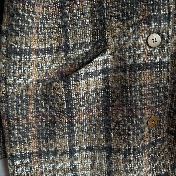 MINUS Plaid Wool-Blend Coat - Picture 3 of 8